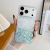 Custodia per Telefono Laccata con Stelle Laccate e Paillettes Scintillanti per iPhone 17 Air 16 15 14 13 12 11 Pro Max Plus Copertura Fosforescente