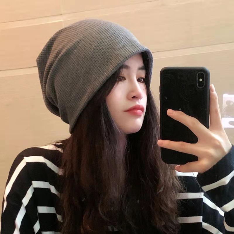 Women's Black All-Season Breathable Hat for Small Faces