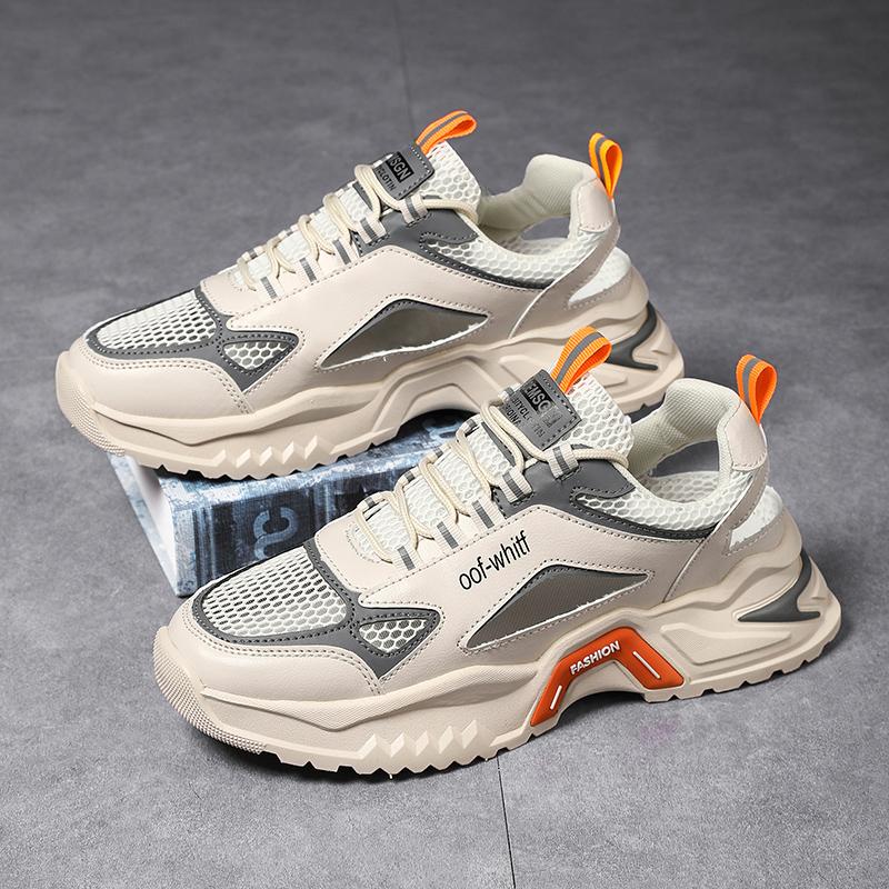 

Мужская спортивная обувь Летняя обувь для скейтбординга Сабо Мюли Повседневные кроссовки для студентов Сандалии Большие размеры EU: 47 бежевый