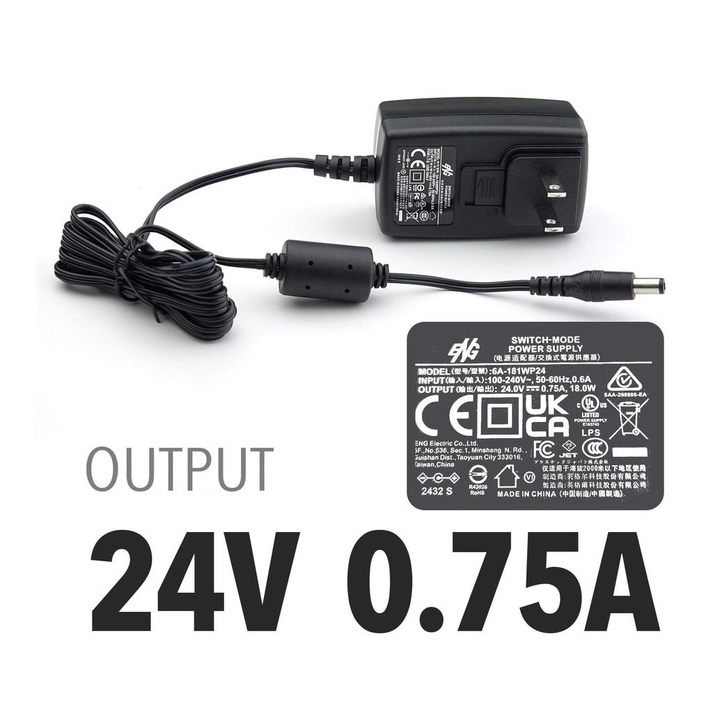 Plustek Scanner Power Supply 24V 0.75A LV6 - for Z300, OpticSilm 1180, 1680, 2700, PS188 OpticBook Series