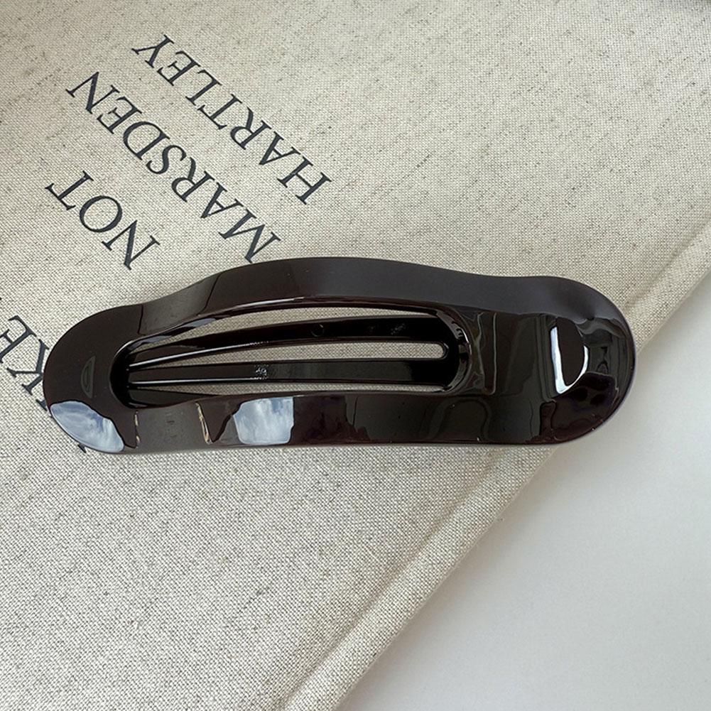 Korean Acetic Acid Long Hair Clip Leopard Duckbill Clip Spoon Clip Spring Clip Womens Fashion Hair Accessories Headpiece