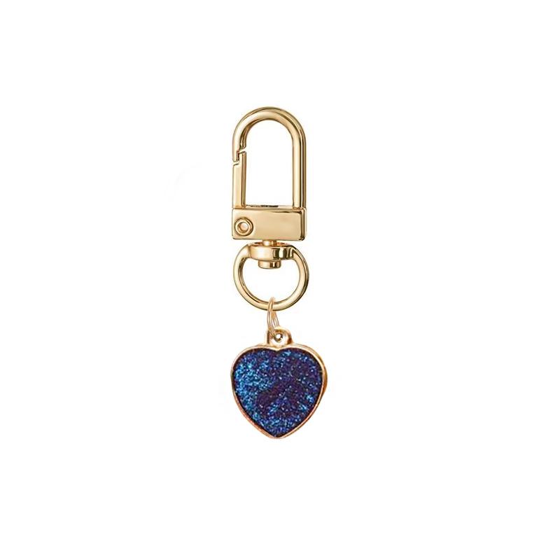 1PC Alloy Rust-Resistant Enamel Secure-Holding Gift Bag-Charm Heart Daily-Use- Charm Lightweight Keychain Durable