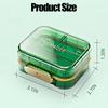 Small Daily Pill Organizer Travel 7 Compartments Portable Medicine Organizer For Stylish Purse Pocket To Vitamins Moisture Proof