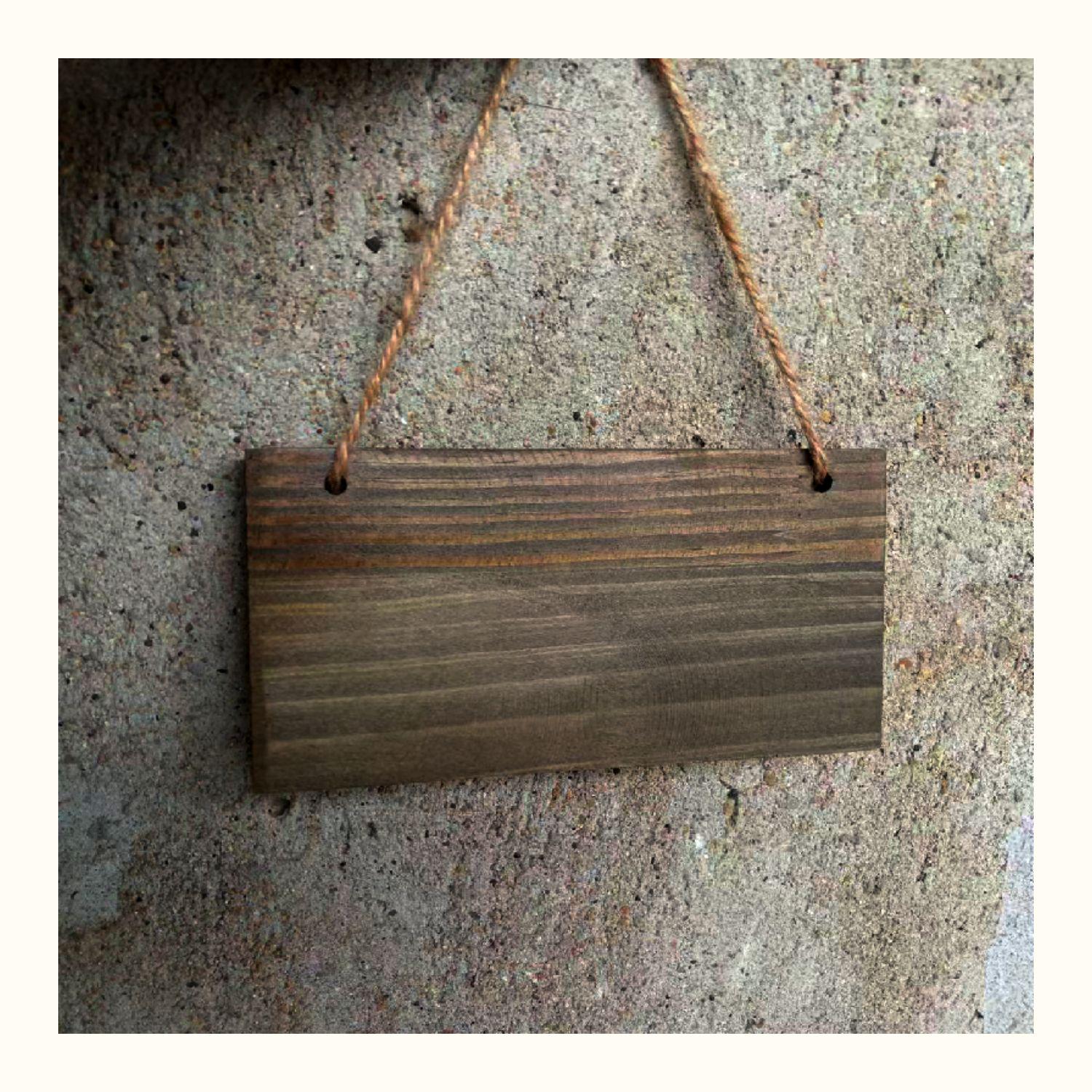 Antique Outdoor Anti-Corrosion Wooden Arbor Day Tree Adoption Sign