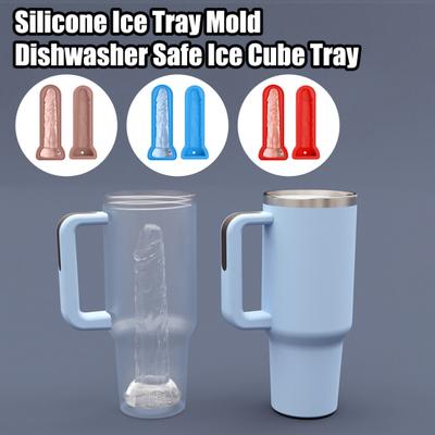 Ice Tray Mold Pennis Shape Thick Leakproof Easy Release DIY Drinks Ice Cube Mold Party Ice Maker Chilling Whiskey Cocktails Make Ice Block