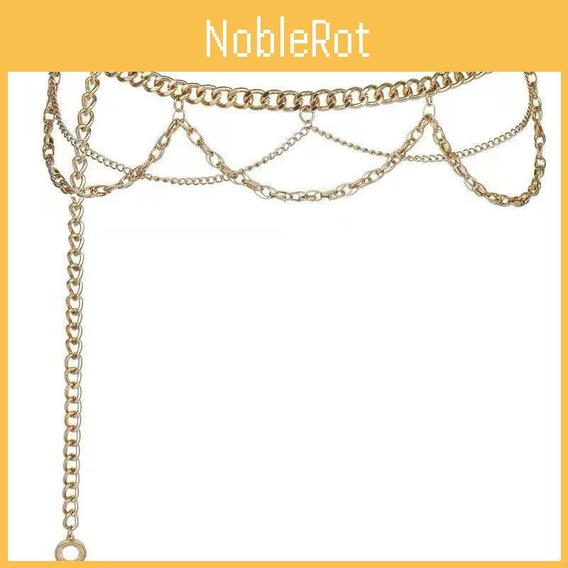 Waist Metal Ladies Chain With Carved Details Elegant Jewelry For Winter Seasons