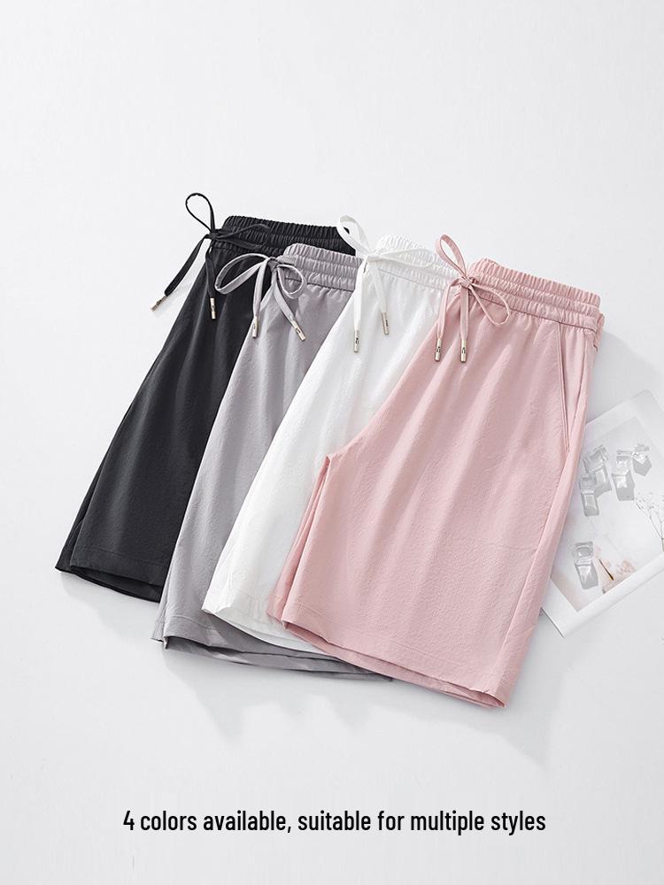 GAGN Quick-Dry High-Waist Sports Shorts 2026 - Plus Size, Slimming, Versatile, Five-Point Length for Chubby Women