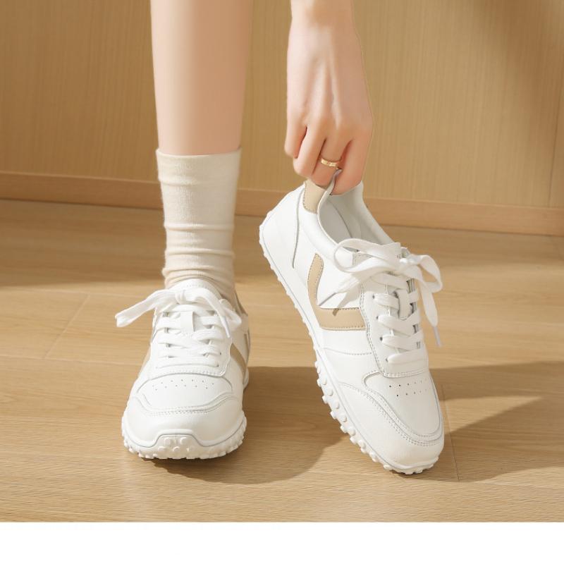 2025 New Women Motion Little White Shoes PU Comfort Women Casual Shoes Outdoors Sneakers Soft Non-slip Sneakers Zapatos De Mujer