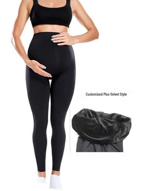 Women s High Waist Seamless Maternity Yoga Pants Medium