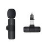 Wireless Lavalier Microphone with Intelligent Noise Reduction for Live Streaming, Vlogging, and Video Recording
