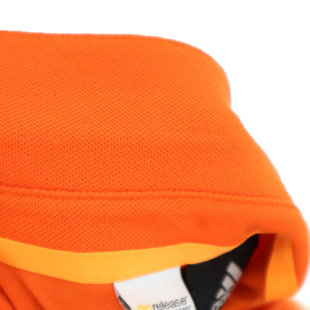 adidas unused Short sleeve Polo shirt 90 Orange Men's Used