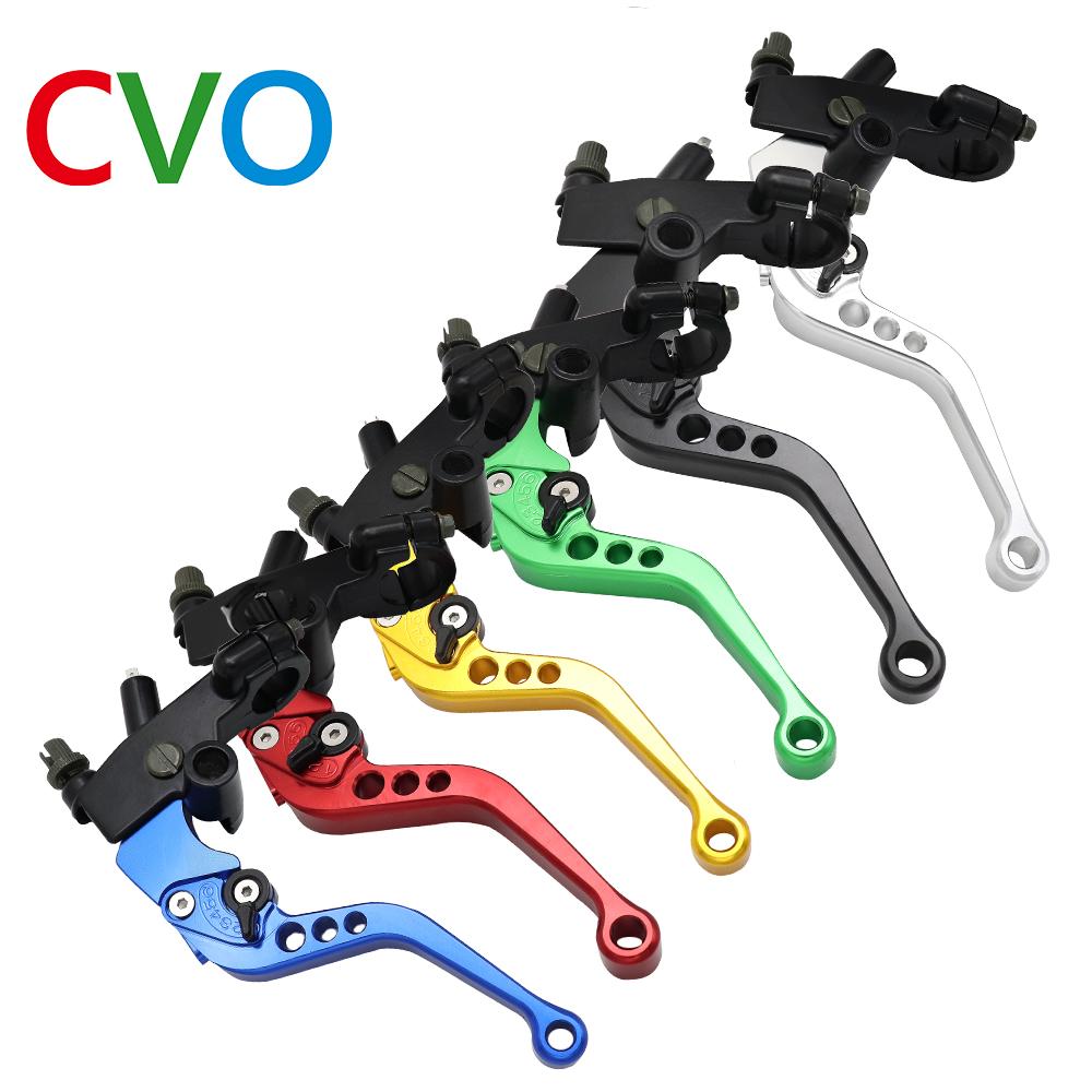 CVO Universal 7/8" 22mm Motorcycle Clutch Brake Master Cylinder Reservoir Levers Kit Fluid Reservoir