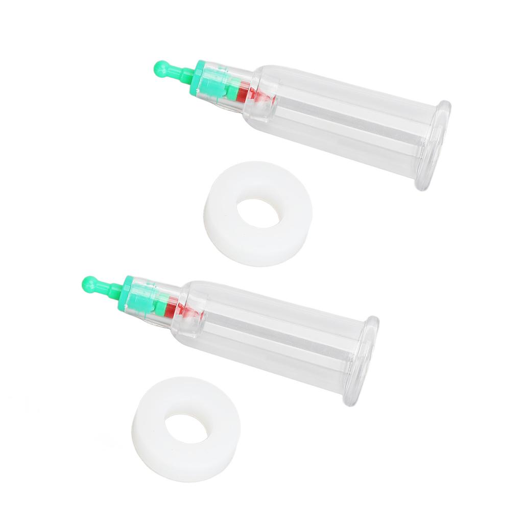 2pcs Finger Vacuum Cups Promote Circulation Muscle Relaxing Cupping Suction Cups with 2 Sealing