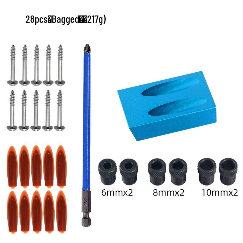 15° Blue Woodworking Oblique Hole Locator Puncher