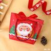10pcs Cute Christmas Fruit Packaging Box Handheld Xmas Eve Packaging Bag Candy Box  Gift Wrap