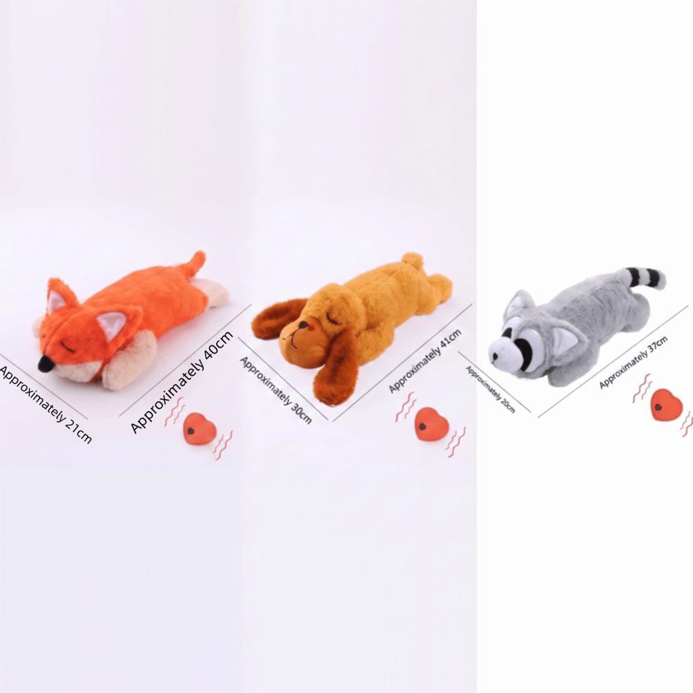 Heartbeats Simulator Sleep Aid Doll Calming Heartbeats Sound Pet Plush Doll Dog Plush Toy Dog