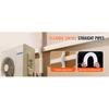 SucceBuy Mini Split Line Set Cover PVC Decorative Pipe Line Cover For Air Conditioner Easy To Install Paintable for Heat Pump