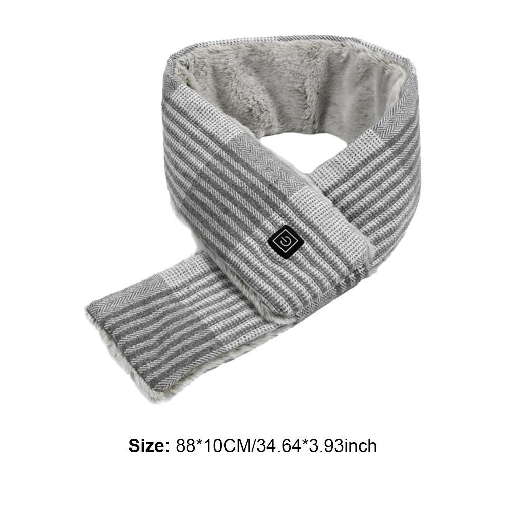 Electric Heating Scarf Heating Pads 3 Gear Heating USB Heater  Thermal Shawl Outdoor Warm Neck Brace Warm Bib For Women Men