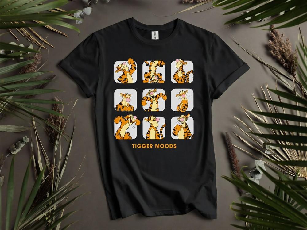 

Тигра Настроения Эмоции Винни Пух День Рождения Толстовка Футболка Мужская Женская Унисекс AD732 2XL