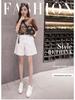 Women's High-Waisted Wide-Leg A-line Shorts - Summer 2026 Korean Style Casual Capris