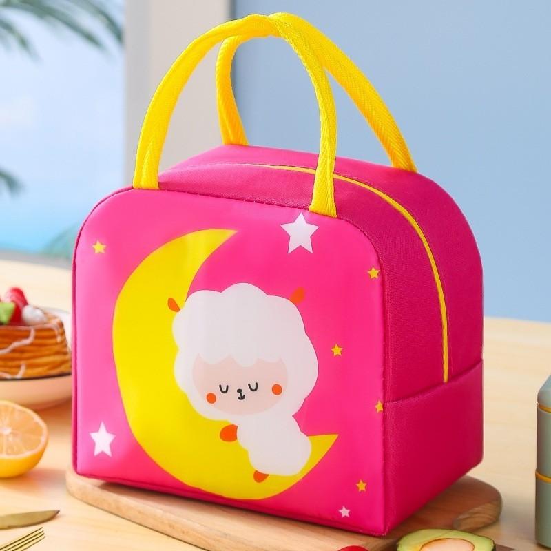Cartoon Bento Bag Lunch Pet Insulation School Work Travel Fashionable Storage