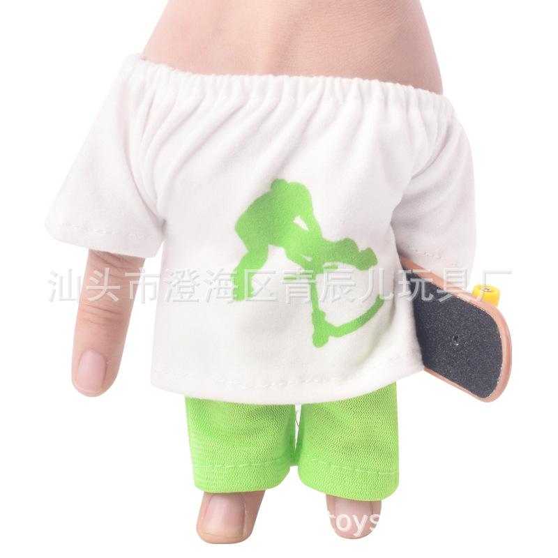 Mini-Finger-Scooter, Fingerspitzen-Bewegung, neuartiges Spielzeug, bunte Fahrradteile-Sets für Kinder, kreative Geschenke zu Weihnachten und Geburtstag