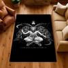 Dark Occult Baphomet Pentagram Art Indoor Rug Thick Nonslip Carpet For Hallway Doorway Kitchen Home Decor Birthday Gift