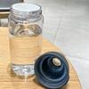 Cold Brew Bottle 450ML PC High Temperature Resistant Simple Portable Cold Brew Tea Bottle with Scale for Home Use
