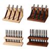 Wooden Desk Organizer with Stable Base Design for Secure Pen Storage In Busy Offices