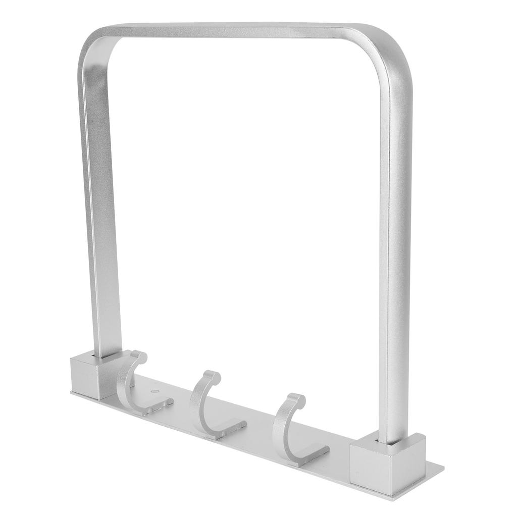 Collapsible Bathroom Rack with Row Hooks Multifunctional WallMounted Towel Shelf Holder for Home