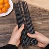 10/2pcs Chinese Chopstick Sushi Food Chop Sticks Reusable Anti Slip Alloy Korean Chopsticks Safe Tableware Set Kitchen Tool Gift