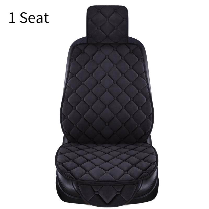Warm Plush Car Seat Cover Winter Faux Fur Auto Front Back Rear With Backrest Seat Cushion Protector Pad Interior