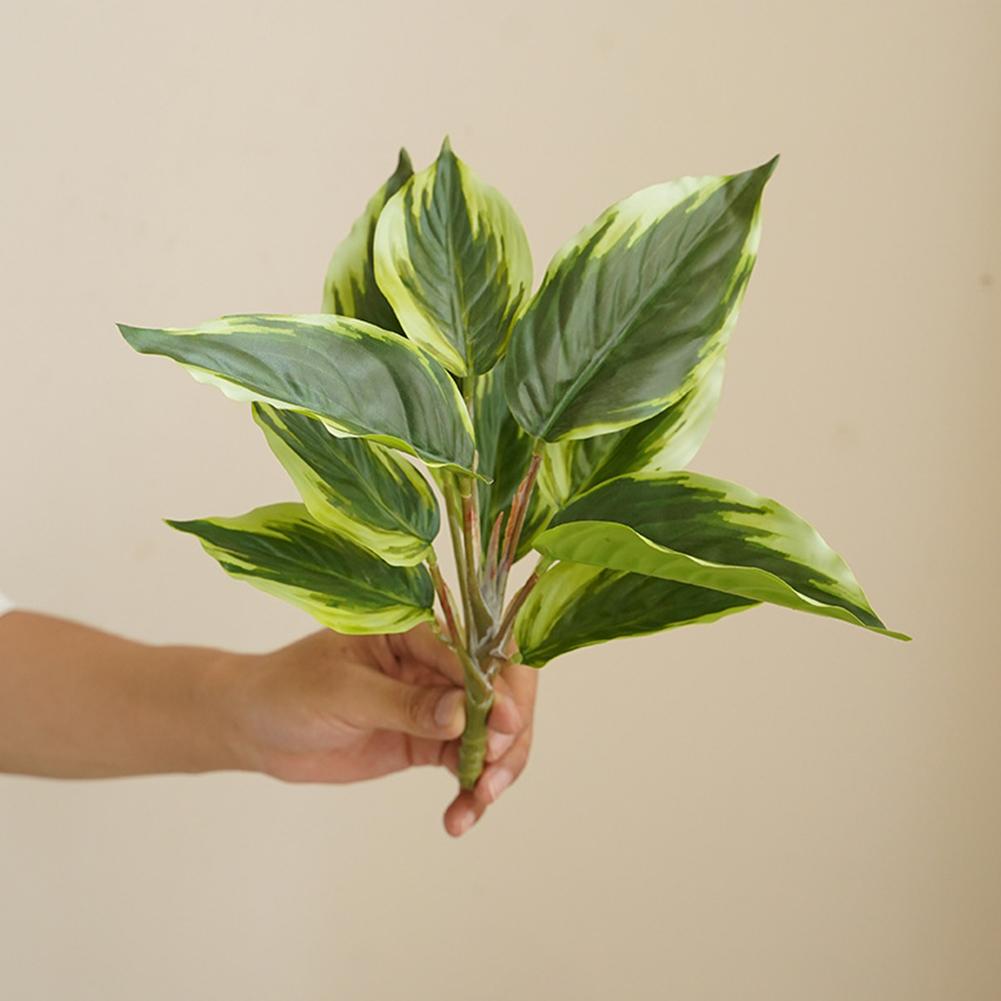 Fake Evergreen Bendable Shape Artificial Green Plants For Living Room Shopping Mall Hotel Restaurant Decor