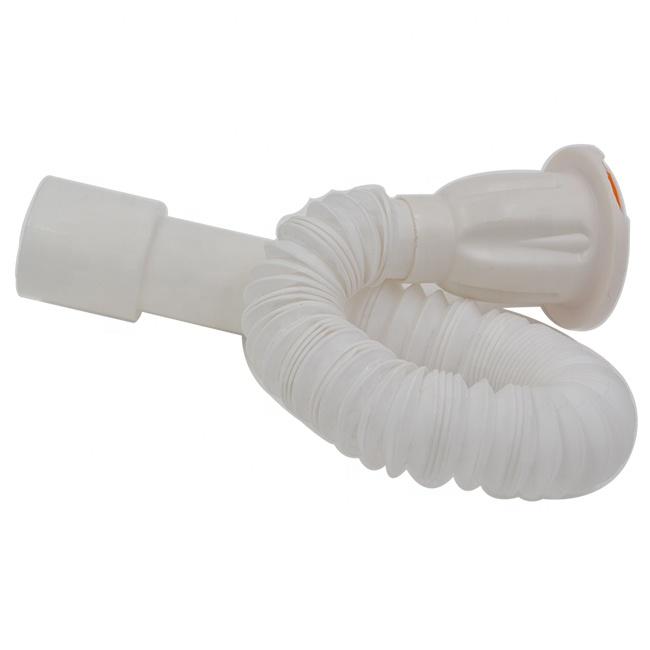 Flexible Plastic PVC PP Sink Waste Drain Bathtub Pipe