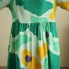 New Vintage Floral Maxi Dress Women Plus Size Spring Long Sleeve Loose Oversize Basic Long Dress