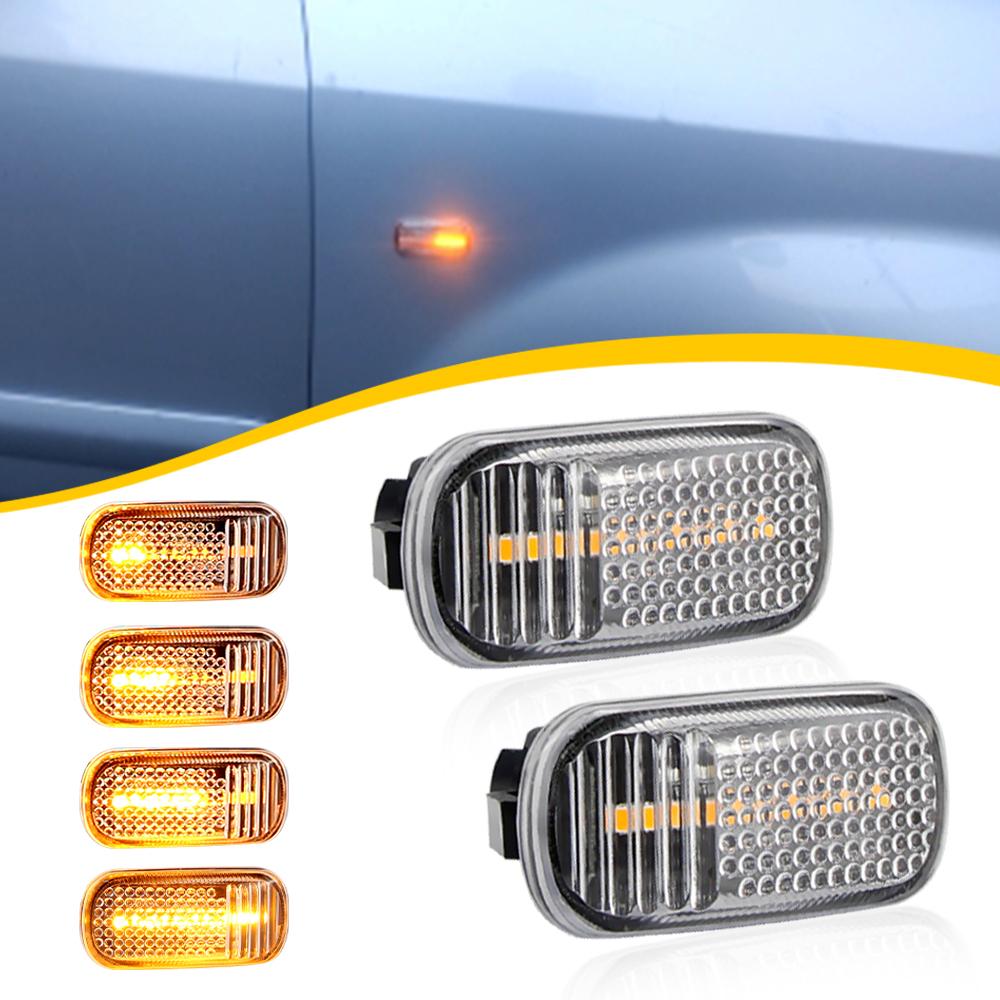 2PCS Car Fender Side Marker Light LED Dynamic Turn Signal Lamp For Honda Accord Civic City CR-V Fit/Jazz HR-V Odyssey Stream