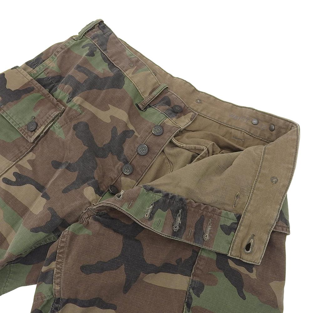 RRL Men's Camouflage Cotton Cargo Shorts, Brown/Green, Size 32 Bottoms 32 Brown / greenUsed