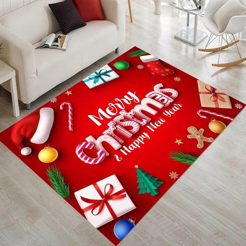 

Рождественский дверной коврик, уличный коврик для прихожей, ковер с Новым годом, коврик для двери, забавные дверные коврики, украшения для домашнего декора 40X60cm-16x24in
