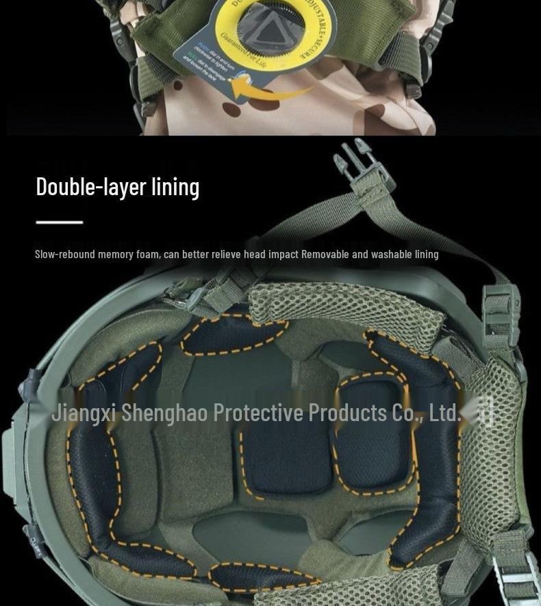 SF Tactical Fiberglass High-Cut Explosion-Proof Helmet with Wendy Suspension Liner