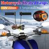 DC 12V ATV Lenkerheizung Intelligente Temperaturregelung Lenker Handwärmer Wasserdichte Elektrische Heizgriffe für Motorräder ATV