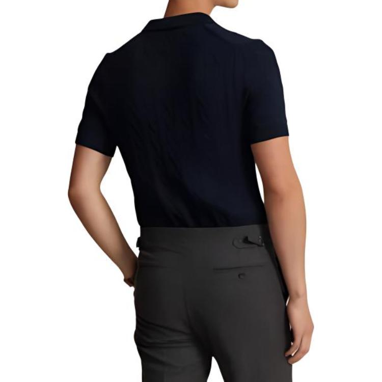 Polo Ralph Lauren Polo Pony cable-knit polo shirt 710917050-001