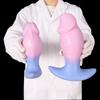 Soft Liquid Silicone Alien Butt Plug - Ultra Soft Anal Plug for Men Women, Fantasy Shape Sex Toys for Adults, Body Safe Anal Training & Solo Play