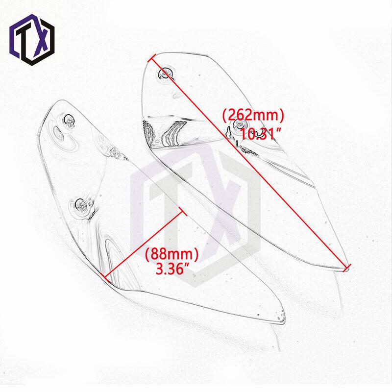 BMW R1200GS/R1250GS/ADV Wind Deflectors for Left & Right Fairing/Fuel Tank