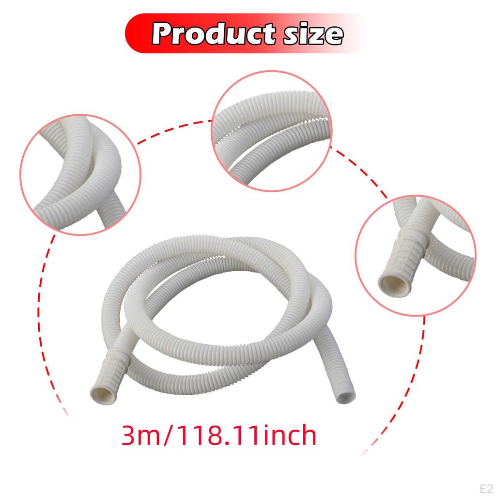 Air Conditioner Drain Hose Home Use Replacement for Washing Machines Parts Drainage Tube