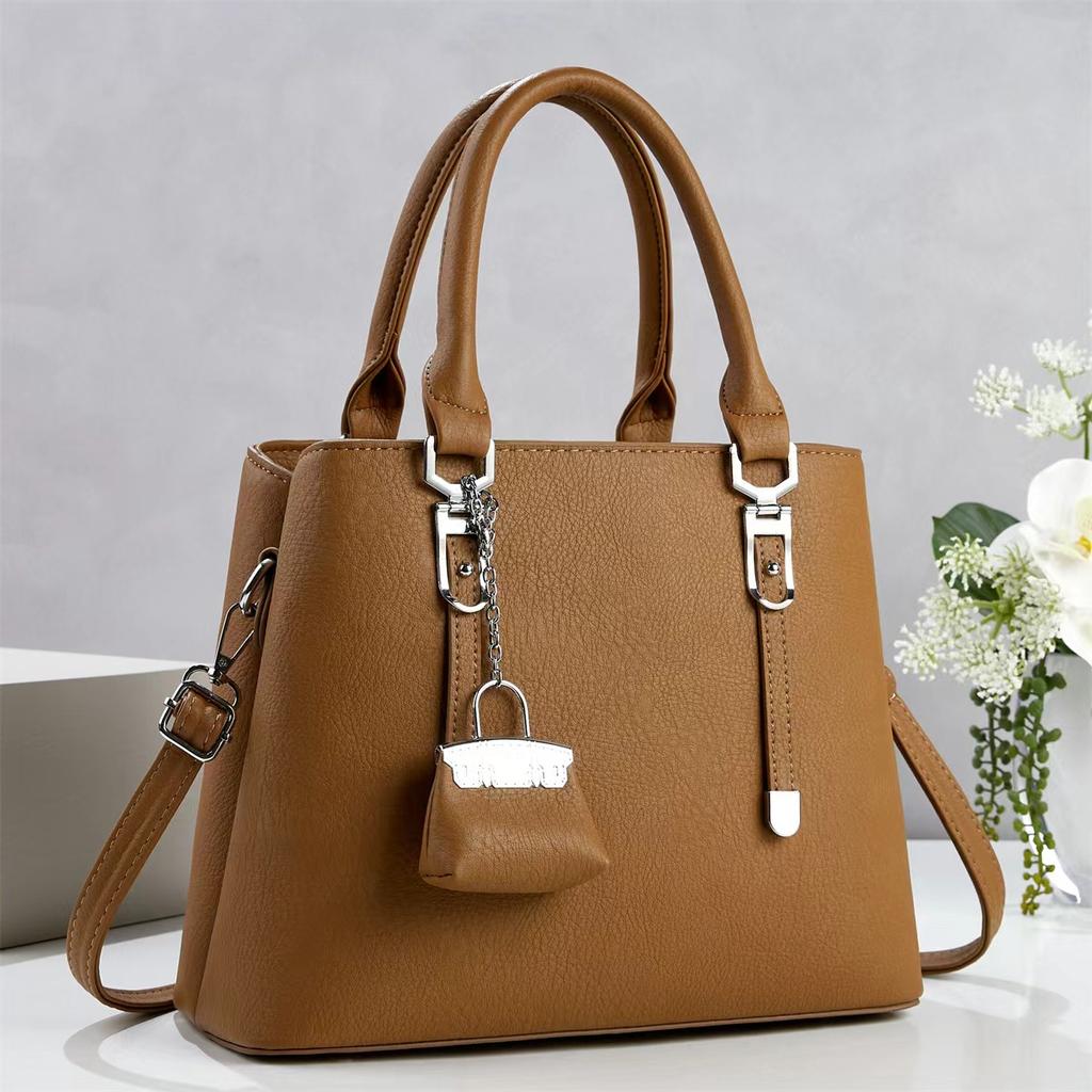 Women's PU Leather Top Handle Satchel Shoulder Tote Bags Casual Purses and Handbags Shopping Shoulder Bags Messenger Tote Bag Crossbody Bag for Women