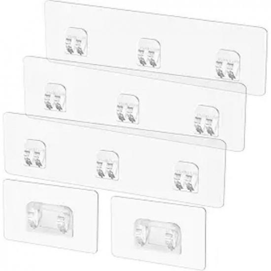 

5 Pack Shower Caddy Adhesive Replacement, Shower Shelf Adhesive Strips, Stron