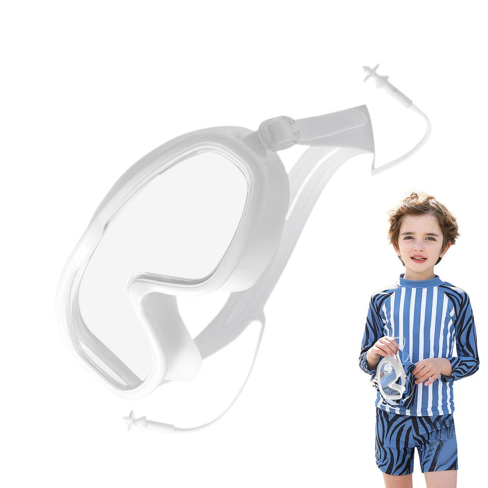 Children Swim Goggles Child Swim Goggles Anti-Fog 180 Degree Goggles Clear View Kids Snorkel Gear PC Lenses Goggles For Youth