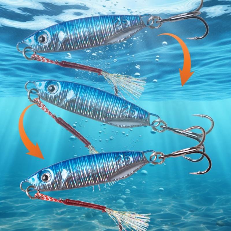 10/15/20/25/30g Metal Cast Jigging Spoon Lure Sinking Fishing Baits High Reflective Baits Casting Jigs Fishing Tackle