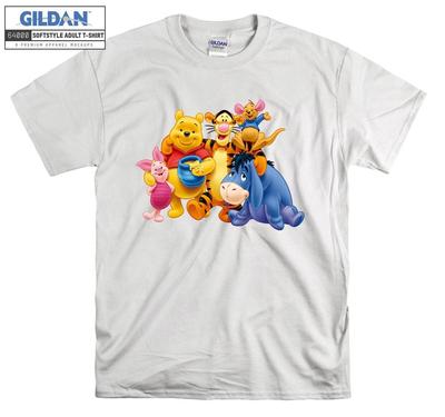 Winnie the Pooh Characters Cartoon Hoodie Sweatshirt Jumper Pullover 710