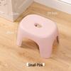 Durable Plastic Low Stool for Bath and Living Room